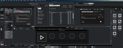 Driver settings of the Thunderbolt Clarett 4Pre
